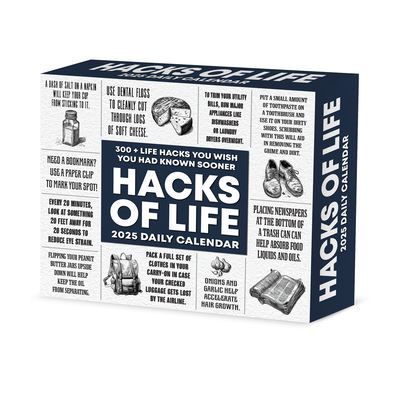 Willow Creek Press · Hacks of Life 2025 6.2 X 5.4 Box Calendar (Kalender) (2024)