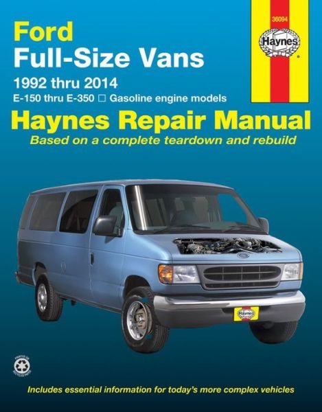 Cover for Haynes Publishing · Ford full-size E-150-E-350 petrol vans (1992-2014) Haynes Repair Manual (USA): 1992 to 2014 (Pocketbok) (2015)
