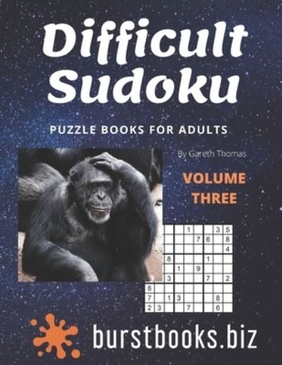 Cover for Gareth Thomas · Difficult Sudoku Puzzle Books for Adults (Taschenbuch) (2020)