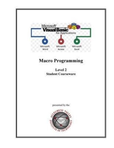 Cover for E F Laratonda Jr · Visual Basic for Applications (VBA) Level 2 (Paperback Bog) (2018)
