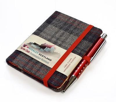 Cover for Waverley S.T. (S): Castle Grey Mini with Pen Pocket Genuine Tartan Cloth Commonplace Notebook (Hardcover Book) (2017)