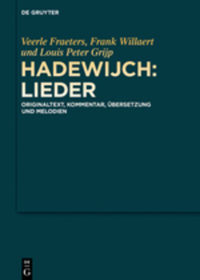 Cover for Hadewijch · Lieder (Book) (2016)