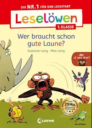 Cover for Suzanne Lang · Leselöwen 1. Klasse - Jim ist mies drauf - Wer braucht schon gute Laune? (Bog) (2023)