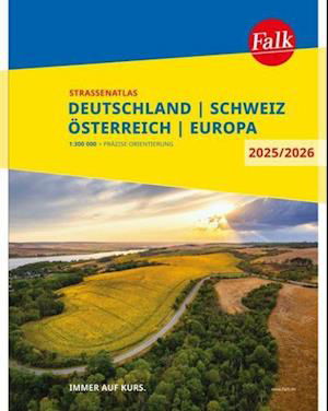 Deutschland, Schweiz, Österreich, Falk Strassenatlas 2025/2026 - Mair-Dumont - Bøker - Falk - 9783827900715 - 22. april 2024
