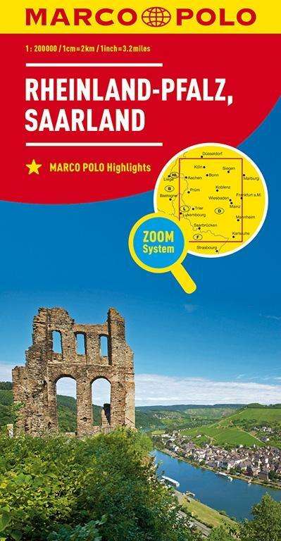 Marco Polo Deutschland: Marco Polo Deutschland karte 10: Rheinland-Pfalz, Saarland - Mair-Dumont - Books - Marco Polo - 9783829740715 - June 15, 2018