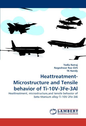 Cover for Tk Nandy · Heattreatment-microstructure and Tensile Behavior of Ti-10v-3fe-3al: Heattreatment, Microstructure,and Tensile Behavior of Beta Titanium Alloy-ti-10v-2fe-3al (Paperback Book) (2011)