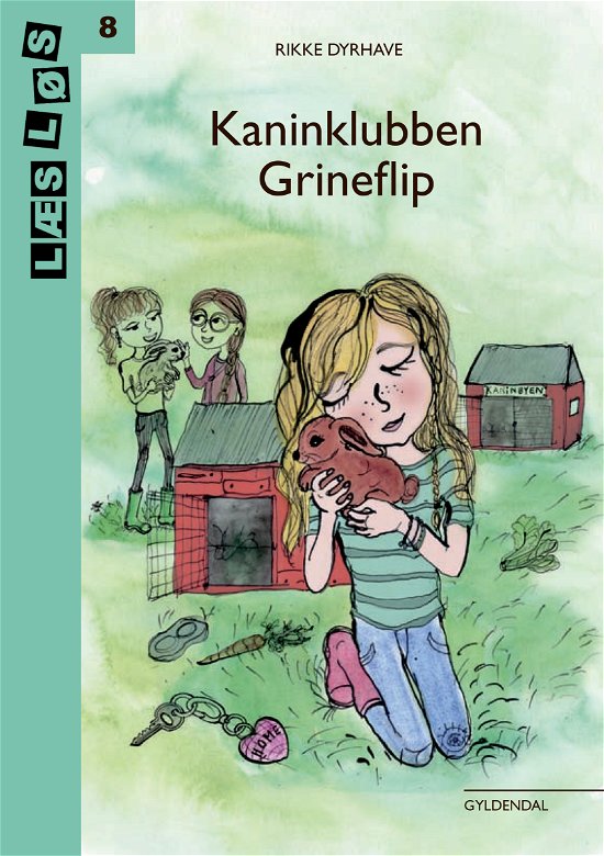 Cover for Rikke Dyrhave · Læs løs 8: Kaninklubben. Grineflip (Inbunden Bok) [1:a utgåva] (2017)