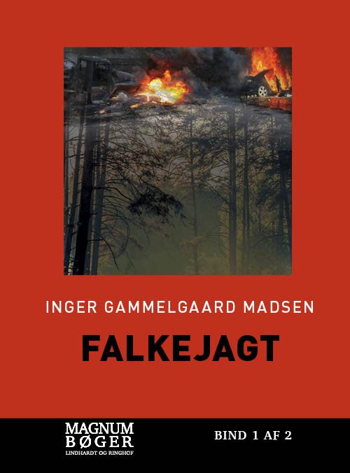 Cover for Inger Gammelgaard Madsen · Falkejagt (Storskrift) (Sewn Spine Book) [1er édition] (2017)