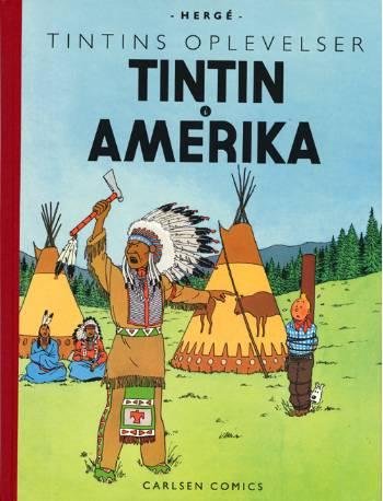 Cover for Hergé · Tintins Oplevelser: Tintin: Tintin i Amerika - retroudgave (Bound Book) [2º edição] [Indbundet] (2005)