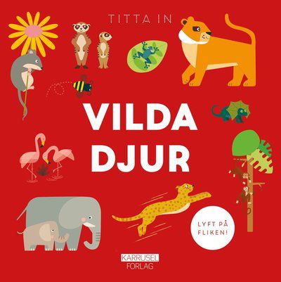 Cover for Vilda djur (Board book) (2023)