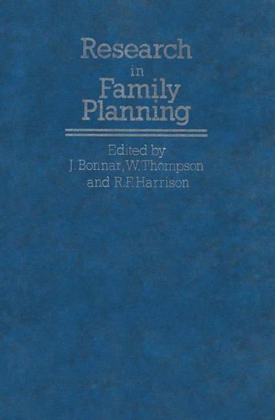 Research in Family Planning - Studies in Fertility and Sterility - J Bonnar - Książki - Springer - 9789401089715 - 4 listopada 2011