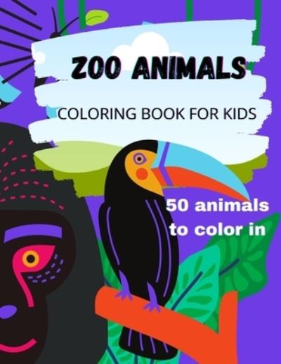 Cover for Magic Pencil · Zoo animals: Coloring book for kids (Paperback Book) (2021)