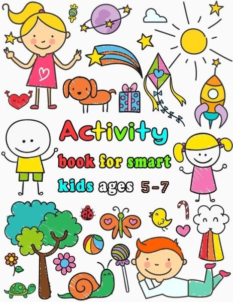 Cover for Bk Bouchama · Activity book for smart kids ages 5-7 (Paperback Book) (2020)
