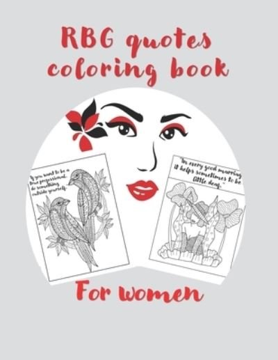 Cover for Akonua Book Collection · RBG Quotes Coloring Book for Women (Pocketbok) (2020)