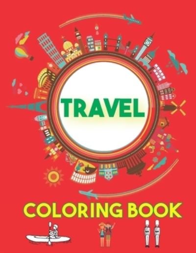 Cover for Iyman Designer · Travel coloring book (Paperback Book) (2021)