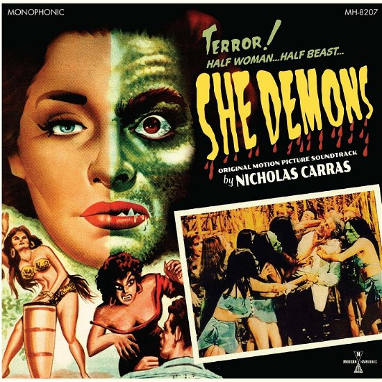 She Demons Original Motion Picture Soundtrack (Green Vinyl) - Nicholas Carras - Muziek - SOUNDTRACK - 0090771820716 - 25 oktober 2019