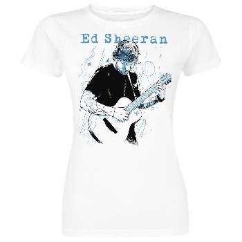 Guitar Line Womens tee (MD) - Ed Sheeran - Merchandise - Pink Floyd Music Ltd.(2016) - 0190295840716 - 23. september 2016