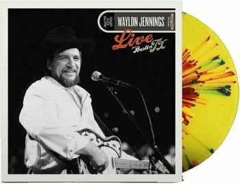 Cover for Waylon Jennings · Live From Austin, TX '84 (Ltd. Red / Yellow Splatter Vinyl) (LP) [Limited edition] (2023)
