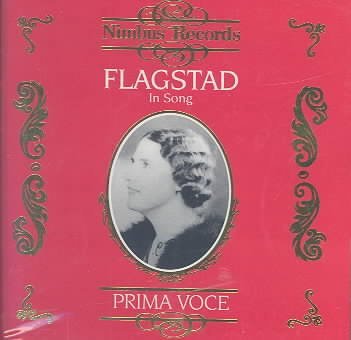 Cover for Kirsten Flagstad · In Song (CD) (2017)
