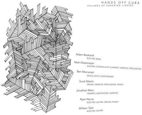 Cover for Hands off Cuba · Volumes of Sobering Liquids (LP) [EP edition] (2014)