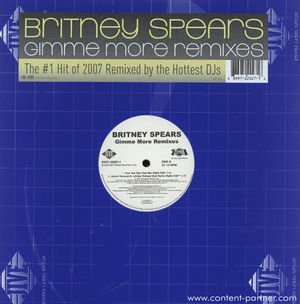 Cover for Britney Spears · Gimme More Remixes (12&quot;) [Remixes edition] (2007)