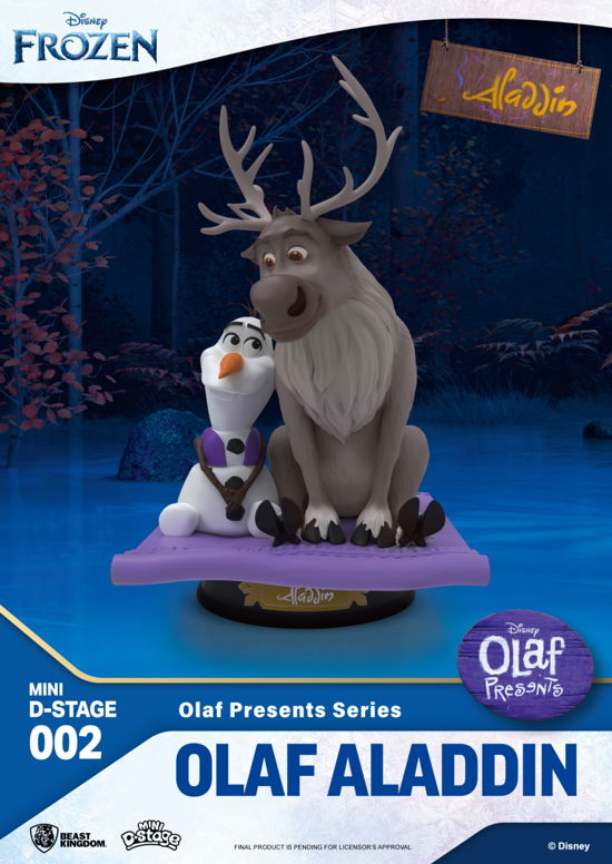 Disney Olaf Presents Olaf Aladdin Minidstage Figure - Disney - Merchandise - BEAST KINGDOM - 4711203451716 - 20. august 2023