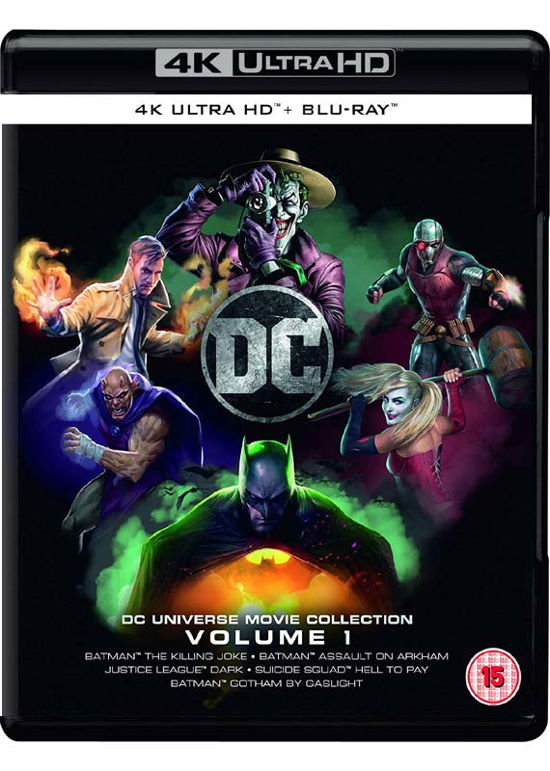 DC Universe Movie Collection - Volume 1 (5 Films) - Dc Animated 4k Collection V1 Uhds - Film - Warner Bros - 5051892222716 - 23. september 2019