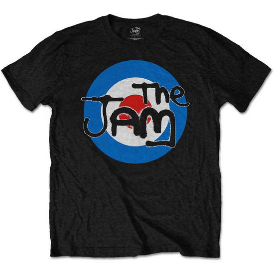 Cover for Jam - The · The Jam Unisex T-Shirt: Spray Target Logo (Retail Pack) (T-shirt) [size S] [Black - Unisex edition]