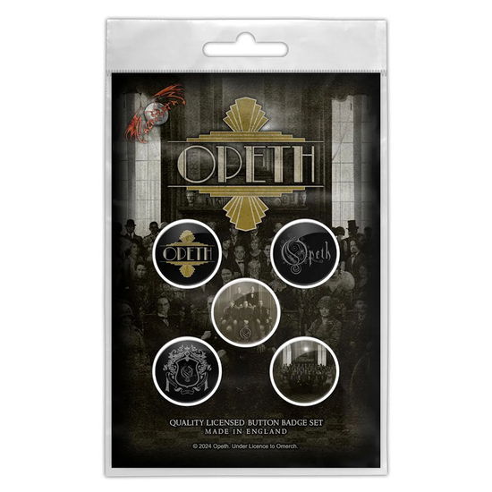 Cover for Opeth · Opeth Button Badge Pack: The Last Will And Testament (MERCH) (2025)