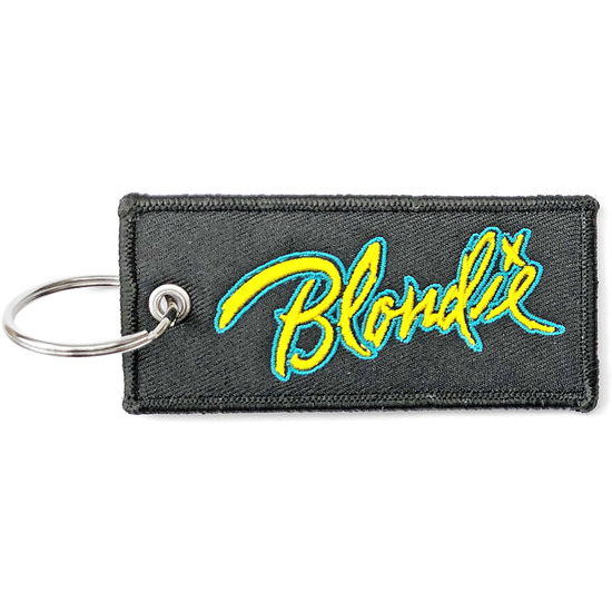 Blondie Keychain: ETTB Logo (Double Sided Patch) - Blondie - Produtos -  - 5056368603716 - 