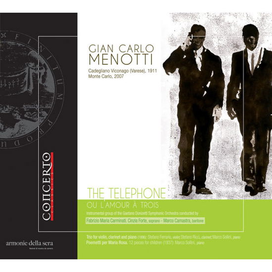 Cover for Menotti / Carminati / Forte · Telephone-ou Lamour a Trois (CD) (2014)