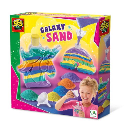 Cover for Ses Creative · Galaxy Sand - Unicorn And Rainbow Bottles - (s14771) (Leketøy)