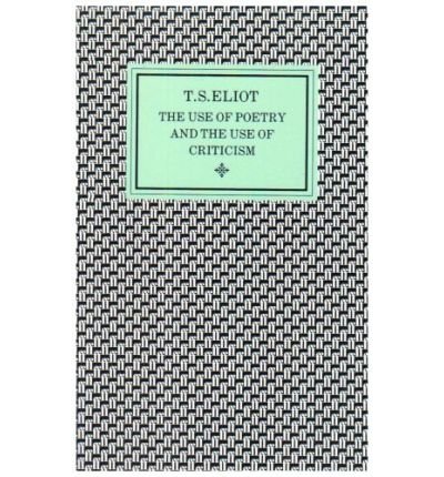 The Use of Poetry - T. S. Eliot - Livros - Faber & Faber - 9780571058716 - 6 de julho de 1987
