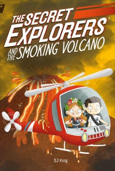 Cover for SJ King · The Secret Explorers and the Smoking Volcano - The Secret Explorers (Hardcover bog) [Library edition] (2021)