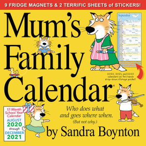 2021 Mums Family Calendar - Sandra Boynton - Merchandise - Workman Publishing - 9780761196716 - 18. september 2020