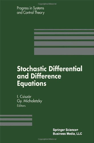 Stochastic Differential and Difference Equations (Progress in Systems and Control Theory) - Gy. Michaletzky - Books - Birkhäuser Boston - 9780817639716 - August 19, 1997