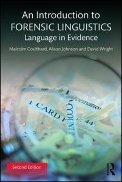 Cover for Malcolm Coulthard · An Introduction to Forensic Linguistics: Language in Evidence (Pocketbok) (2016)