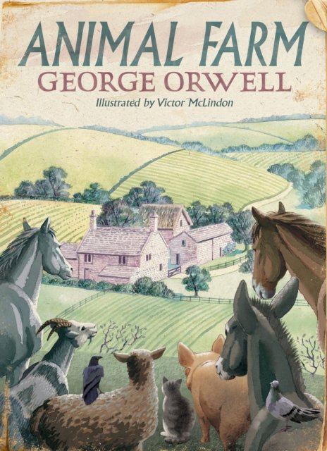 Cover for George Orwell · Animal Farm - Arcturus Illustrated Classics (Hardcover Book) (2023)