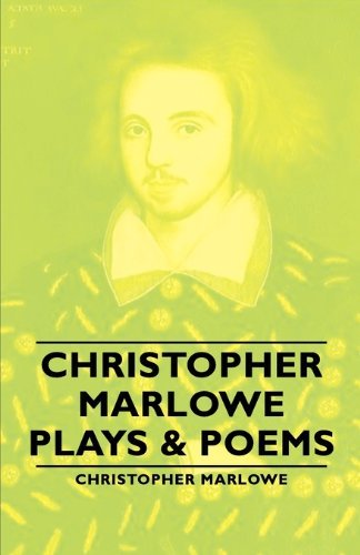 Cover for Christopher Marlowe · Christopher Marlowe - Plays &amp; Poems (Pocketbok) (2006)