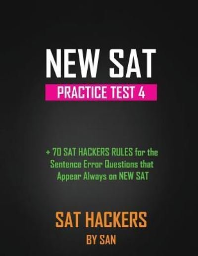 Cover for San · New SAT Practice Test 4 (Pocketbok) (2016)