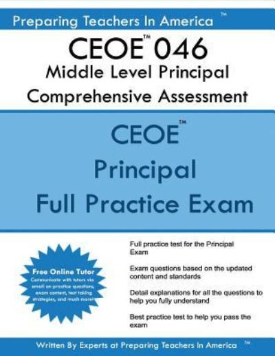 Cover for Preparing Teachers in America · CEOE 046 Middle Level Principal Comprehensive Assessment (Paperback Book) (2017)