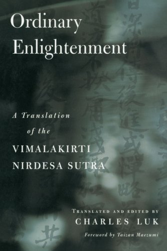 Cover for Charles Luk · Ordinary Enlightenment: a Translation of the Vimalakirti Nirdesa (Paperback Bog) (2002)