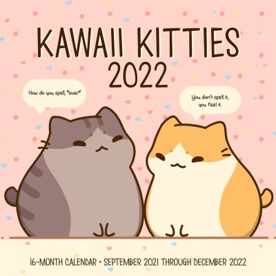 Kawaii Kitties 2022: 16-Month Calendar - September 2021 through December 2022 - Editors of Rock Point - Merchandise - Rock Point - 9781631067716 - September 14, 2021