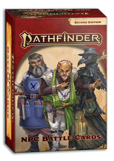 Pathfinder NPC Battle Cards (P2) - Paizo Staff - Lautapelit - Paizo Publishing, LLC - 9781640782716 - tiistai 27. lokakuuta 2020