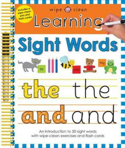 Learning Sight Words - Wipe Clean Spirals - Priddy Books - Książki - Priddy Books - 9781783412716 - 12 kwietnia 2019