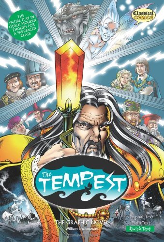 Cover for William Shakespeare · The Tempest the Graphic Novel: Quick Text (American English) (Taschenbuch) [1 Reprint edition] (2009)