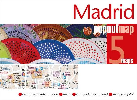 Cover for Popout Map · Popout Maps: Madrid Popout Map (Innbunden bok) (2019)