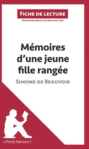 Cover for Natacha Cerf · Mémoires d'une jeune fille rangée de Simone de Beauvoir (Fiche de lecture) (Paperback Book) (2014)