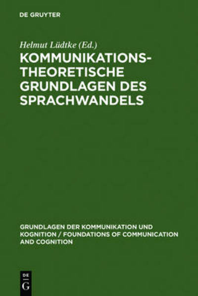 Cover for Helmut Ludtke · Kommunikationstheoretische Grundlagen d (Book) (1979)