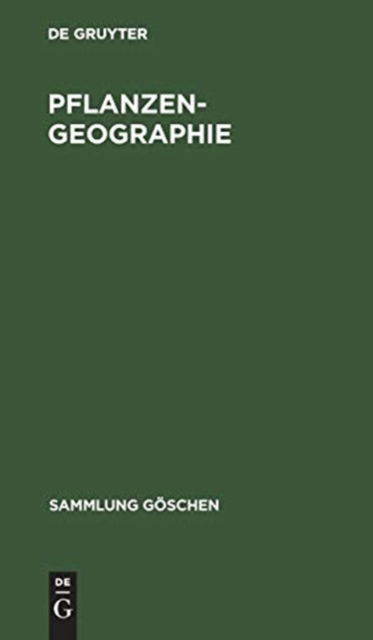 Cover for Pflanzengeographie (Book) (1958)